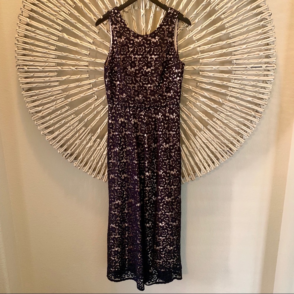 J.Crew Collection Lace Wide Leg Jumpsuit